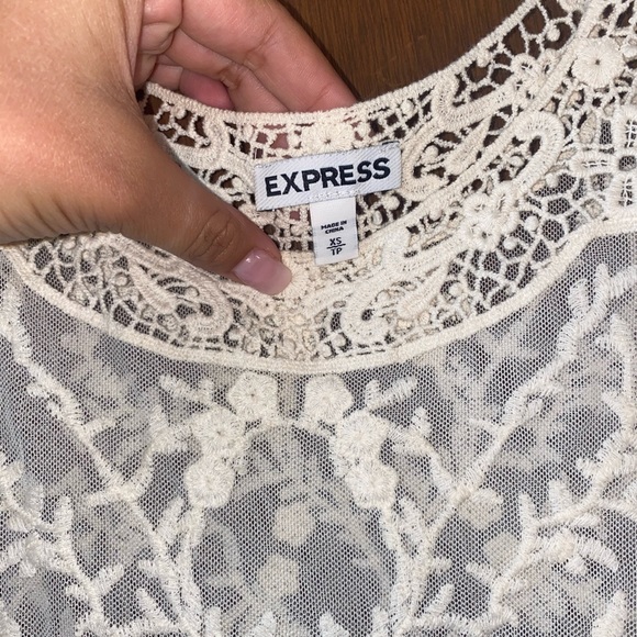Express lace tank top! - Picture 3 of 5